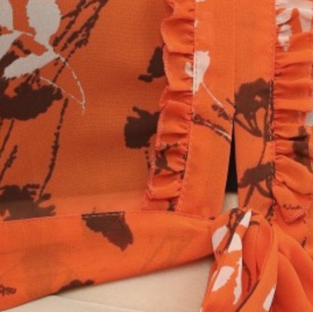 Bright orange Crop top - Picture 3 of 3